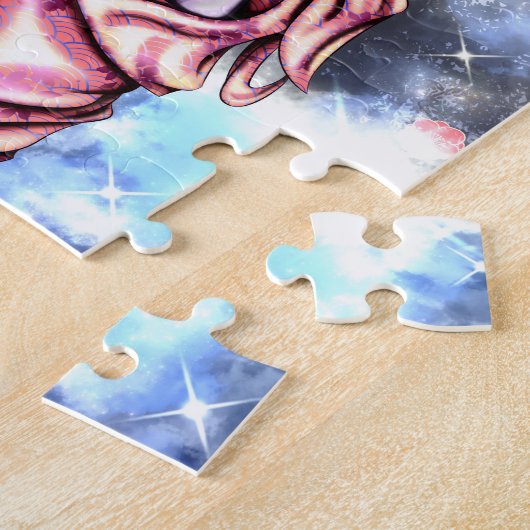 Geisha japan style legpuzzel (Zijkant)