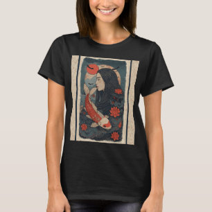 Geisha Japans – Retro Japans landschap aes T-shirt