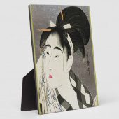 Geisha Japanse  Oriental Asian Kimono Fotoplaat (Zijkant)