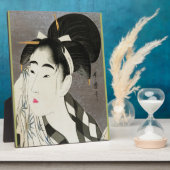 Geisha Japanse  Oriental Asian Kimono Fotoplaat (Zijkant)