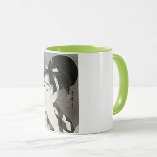 Geisha Japanse Oriental Asian Kimono Mok (Voorkant rechts)