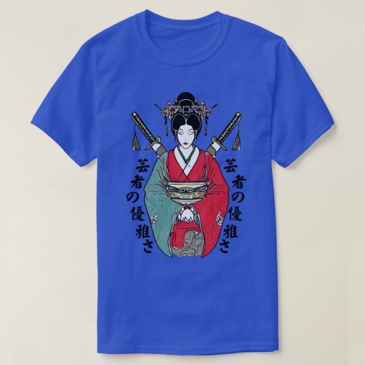 Geisha japon t-shirt (Design voorkant)