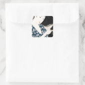 Geisha japón vierkante sticker (Tas)