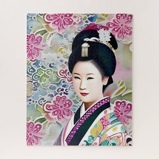 Geisha Jigsaw Puzzel (Verticaal)