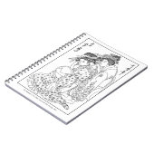 Geisha-laptop met Utamaro Famous Hair Dressing Notitieboek (Linkerzijde)