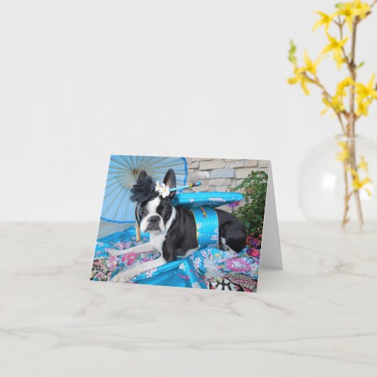 Geisha Lola B. Boston - LEGE KAART (Gele Bloem)