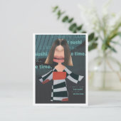 Geisha-look Briefkaart (Staand voorkant)