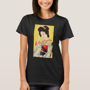 Geisha Maiko Kimono Japans Japan schilderij Kawase T-shirt