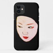 Geisha-masker Case-Mate iPhone Case (Achterkant)