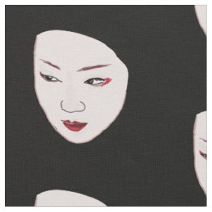 Geisha-masker Stof