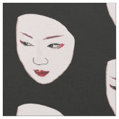 Geisha-masker Stof (Close Up)