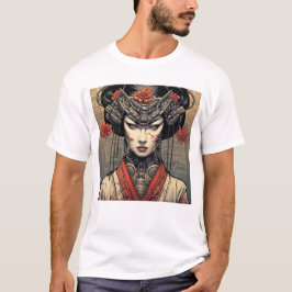 Geisha Mech Smiles T-shirt