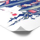 Geisha Meisje Met Draak En Katten 37004 Poster (Hoek)