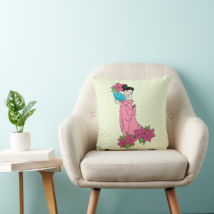 Geisha Meisje Worp Kussen 16" x 16"