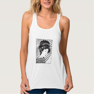 Geisha met Parasol Tanktop