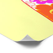 Geisha met Venetiaans masker Poster (Hoek)