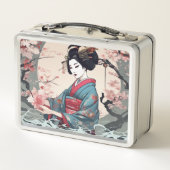 Geisha Metal Lunchbox (Achterkant)