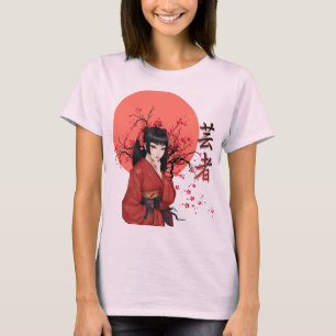 Geisha   Mooi Sakura Meisje   Oosterse vibes T-shirt