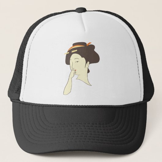 Geisha Nose Picking Trucker Pet (Voorkant)