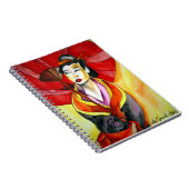 Geisha notitieboek van Sacha Grossel Art (Rechterzijde)