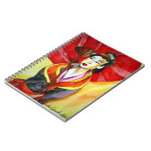 Geisha notitieboek van Sacha Grossel Art (Linkerzijde)