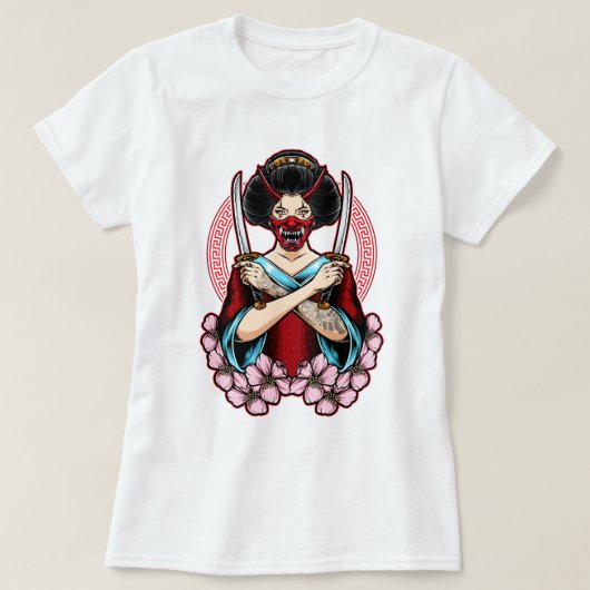 Geisha Oni T-shirt (Design voorkant)