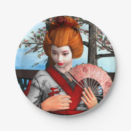 Geisha Papieren Bordje