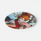 Geisha Papieren Bordje (Gekanteld)