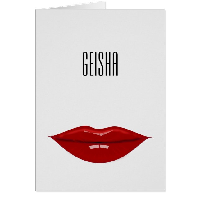 geisha - papierproducten (Voorkant)