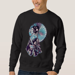 Geisha Parasol Leuk Tattoo Samurai Hand Dra Trui