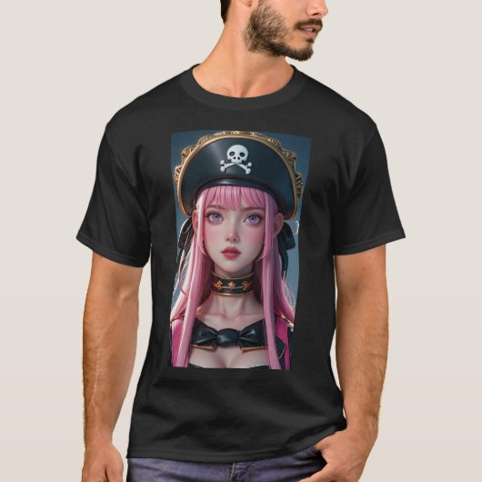 GEISHA PIRATE 5 T-SHIRT (Voorkant)