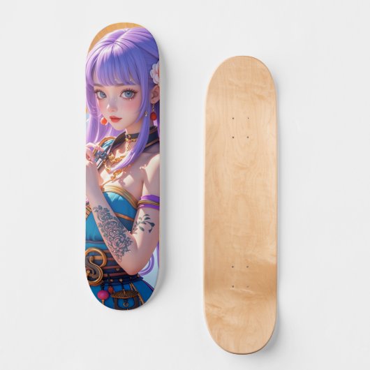 GEISHA PIRATE 8 PERSOONLIJK SKATEBOARD (Voorkant)