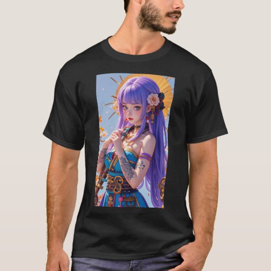 GEISHA PIRATE 8 T-SHIRT (Voorkant)