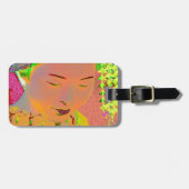Geisha Pop Art Bagage Label (Voorkant horizontaal)