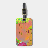 Geisha Pop Art Bagage Label (Voorkant verticaal)