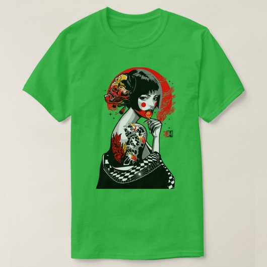Geisha Pop T-shirt (Design voorkant)