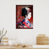 Geisha Poster (Keuken)