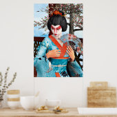 Geisha Poster (Keuken)