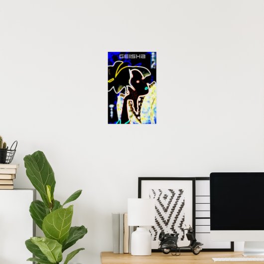 GEISHA POSTER (Thuiskantoor)