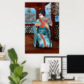 Geisha Poster (Thuiskantoor)