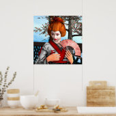 Geisha Poster (Keuken)