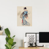 Geisha Poster (Thuiskantoor)