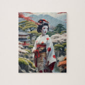 geisha puzzel (Verticaal)