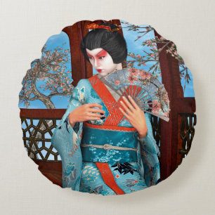 Geisha Rond Kussen