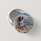 Geisha Ronde Button 3,2 Cm (Voorkant /achterkant)