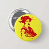 Geisha Ronde Button 5,7 Cm (Voorkant /achterkant)