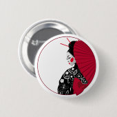 Geisha Ronde Button 5,7 Cm (Voorkant /achterkant)
