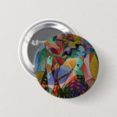GEISHA RONDE BUTTON 5,7 CM (Voorkant /achterkant)
