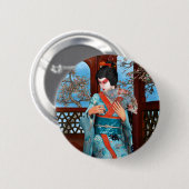 Geisha Ronde Button 5,7 Cm (Voorkant /achterkant)