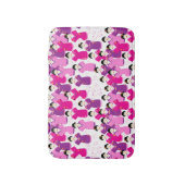 Geisha Roze Kersenbloesem Japanse traditie Badmat (Voorkant Verticaal)